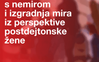 Fondacija CURE organizuje online predstavljanje filma „Suočavanje s nemirom i izgradnja mira iz perspektive postdejtonske žene“